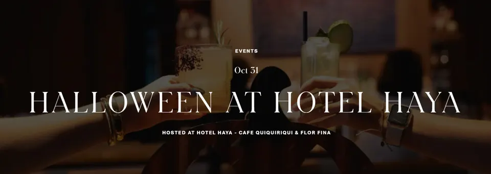 Halloween at Hotel Haya in Tampa