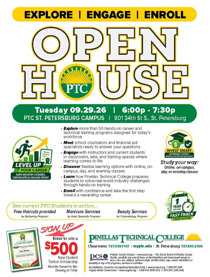Pinellas Technical College Open House in St. Petersburg