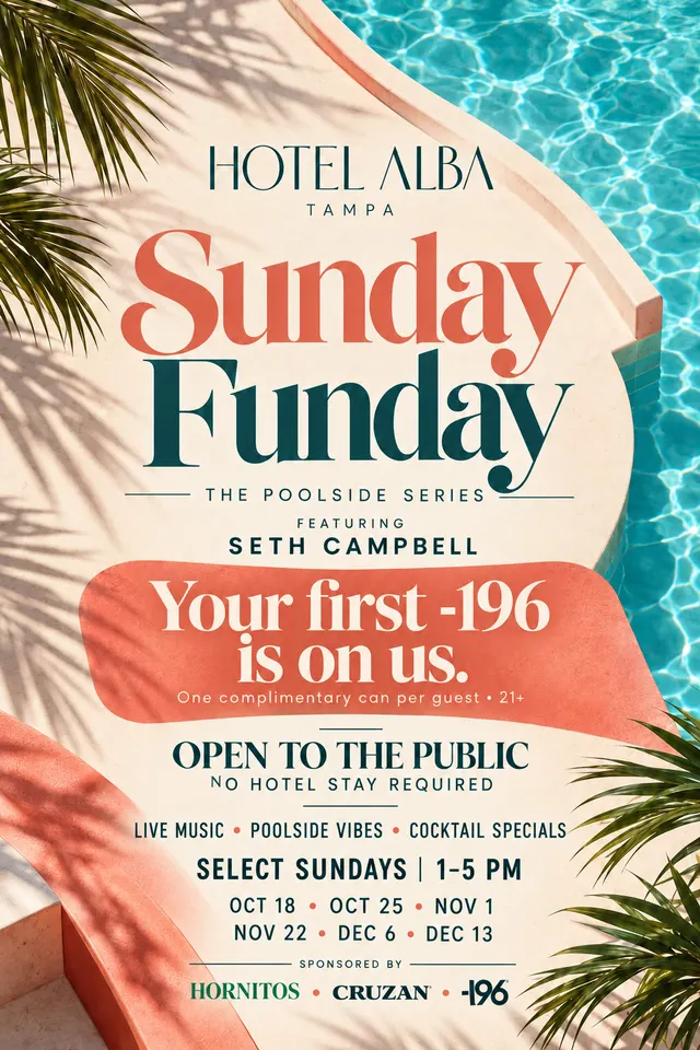 Hotel Alba Sunday Funday Pool Series in Tampa