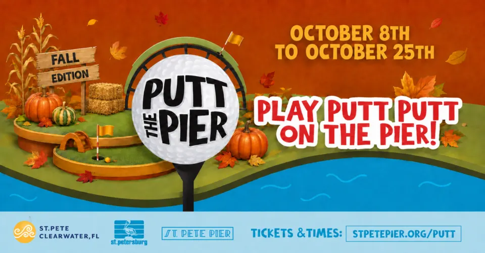 Putt The Pier: Fall Pumpkin Edition in St. Petersburg