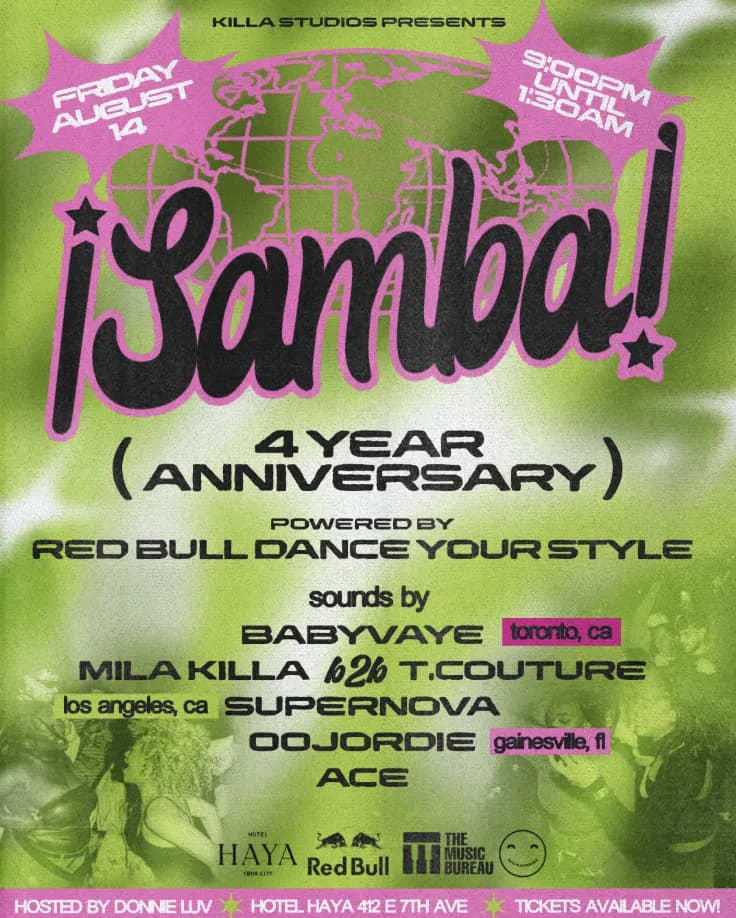 ¡SAMBA! 4 Year Anniversary in Tampa