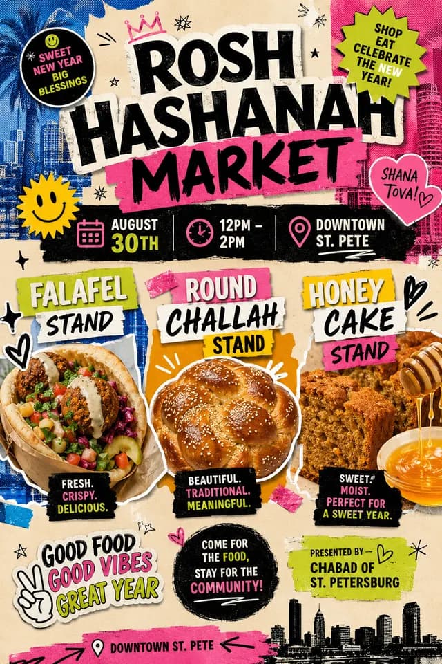 Rosh Hashanah Market in St. Petersburg