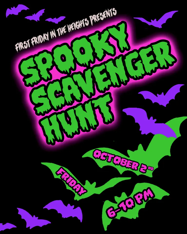 First Friday in the Heights Spooky Scavenger Hunt in Tampa