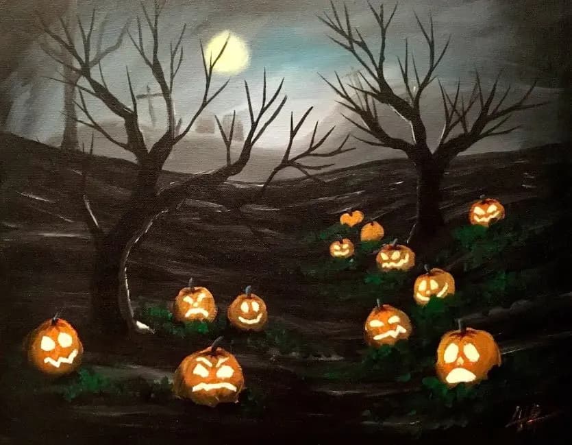 Tampa Paint Party – Field Of Jacks in Tampa