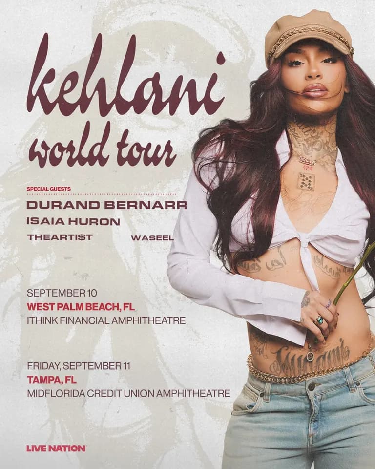 Kehlani: The Kehlani World Tour in Tampa