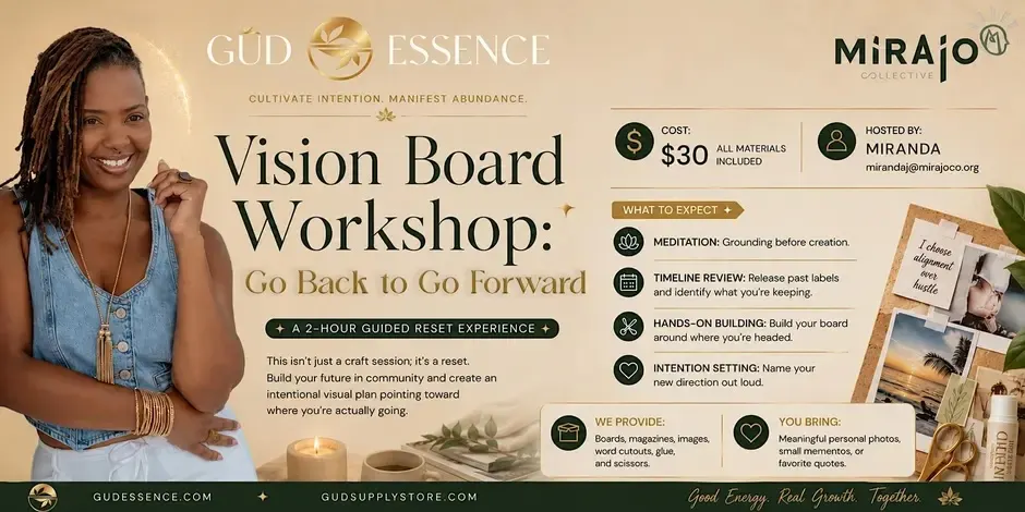 GÜD Essence: MiRAjO Vision Board Workshop in Clearwater