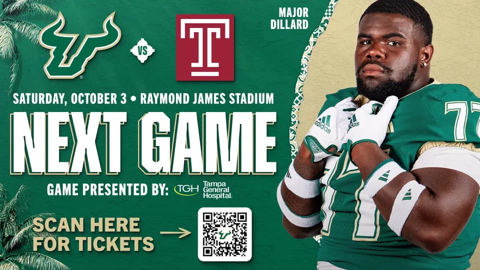 USF Football vs. Temple in Tampa