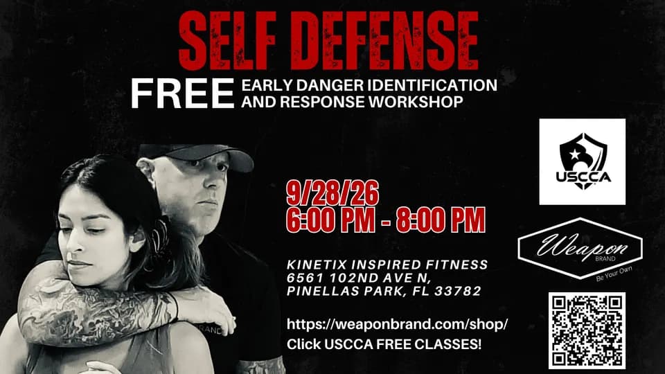 FREE Self-Defense, Early Danger Identification and Response Workshop in Outside Tampa Bay