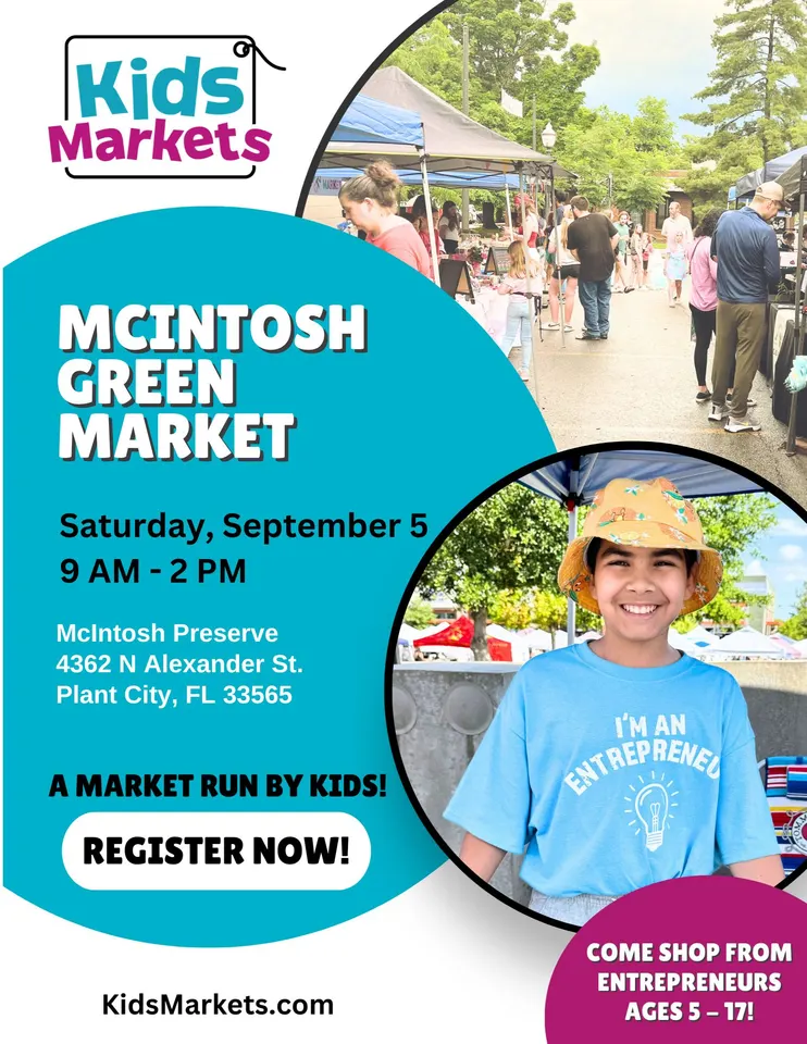 Kids Markets at McIntosh Green Market in Outside Tampa Bay