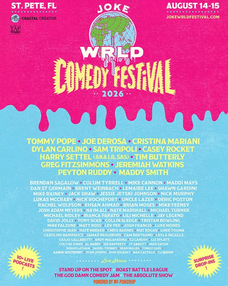 Joke WRLD Comedy Festival in St. Petersburg