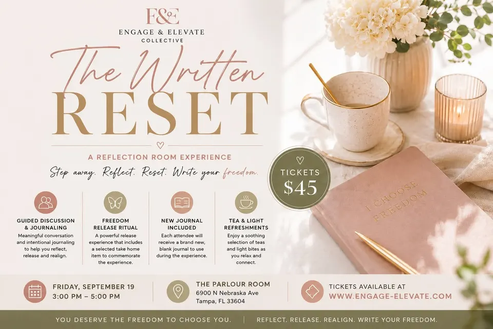 The Written Reset: A Signature Reflection Room Experience in Tampa