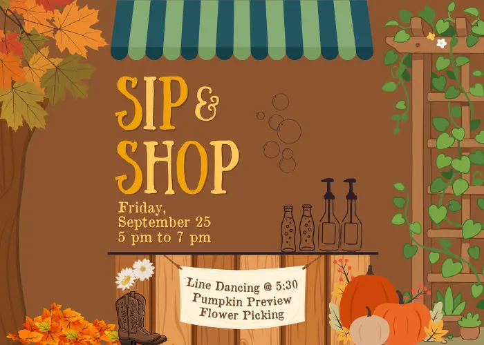 Sip and Shop in Outside Tampa Bay