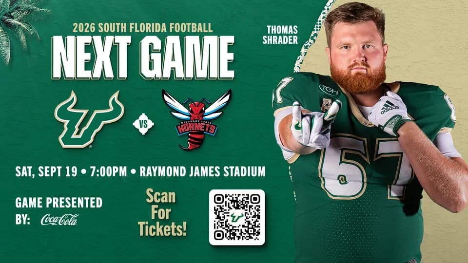 USF Football vs Delaware State in Tampa