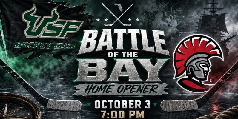 USF Ice Hockey vs. University of Tampa Hockey: Battle for the Bay in Outside Tampa Bay