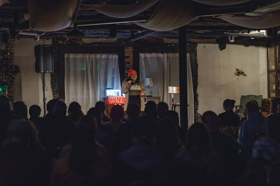 Don't Tell Comedy St. Petersburg Secret Pop-Up Standup in St. Petersburg