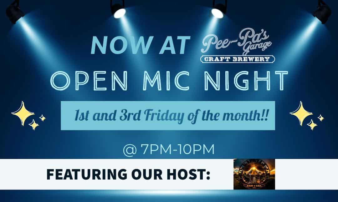 Pee-pa’s Open Mic Night in Outside Tampa Bay