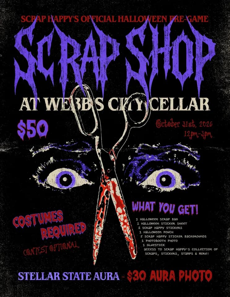 Scrap Happy Halloween Pre-Game in St. Petersburg