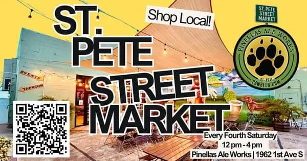 St. Pete Street Market at Pinellas Ale Works (Fourth Saturdays) in St. Petersburg