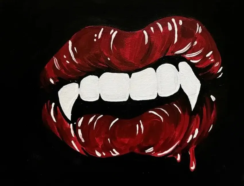 Tampa Paint and Wine – Vampire’s Kiss in Tampa