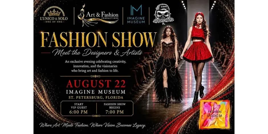 Threads of Vision Fashion Night at Imagine Museum in St. Petersburg