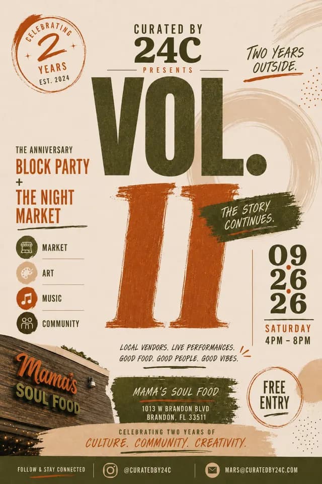 24C 2-Year Anniversary Block Party + Night Market in Brandon