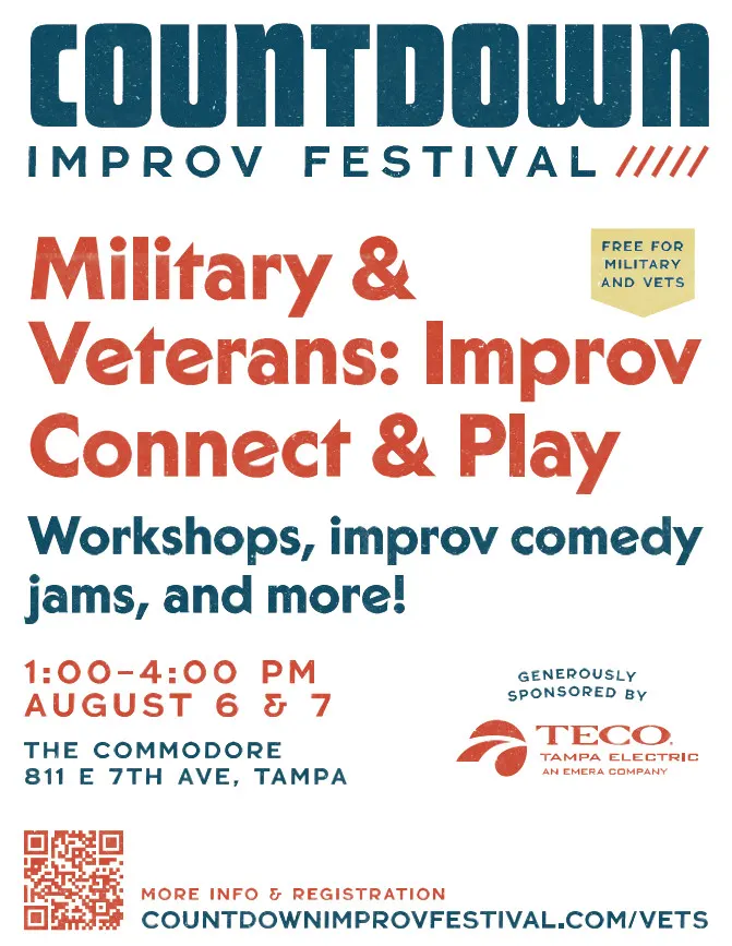 Improv Connect & Play (Military & Veterans) in Tampa