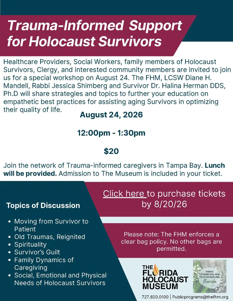 Trauma-Informed Support for Holocaust Survivors in Outside Tampa Bay
